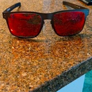 Red Oakley Sunglassea